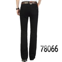 Load image into Gallery viewer, Men's Flared Pants Elastic Denim
