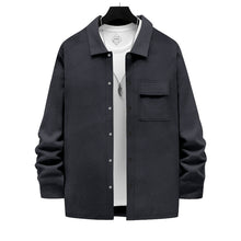 Load image into Gallery viewer, Men's Retro Casual Jacquard Knitted Lapel Shirt Jacket