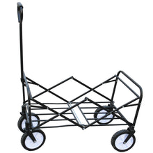 Load image into Gallery viewer, Folding Wagon Garden Shopping Beach Cart (Blue)