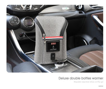 Load image into Gallery viewer, Car USB Baby Bottle Warmer Portable Travel Milk Warmer