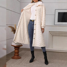 Load image into Gallery viewer, Fashion Three-dimensional Pattern Plush Warm Coat