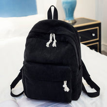 Load image into Gallery viewer, Corduroy Backpack Students Shoulder School Bags