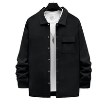 Load image into Gallery viewer, Men's Retro Casual Jacquard Knitted Lapel Shirt Jacket