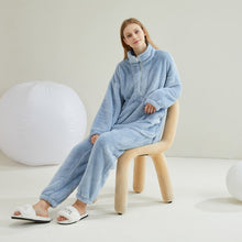 Load image into Gallery viewer, Couple Coral Velvet Pajama Set