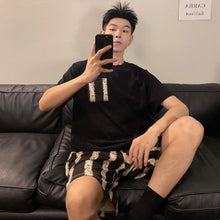 Load image into Gallery viewer, Men's Round Neck Cartoon Loose Homewear Suit