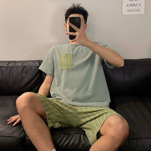 Load image into Gallery viewer, Men's Round Neck Cartoon Loose Homewear Suit