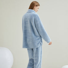 Load image into Gallery viewer, Couple Coral Velvet Pajama Set