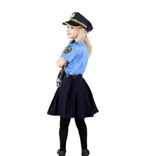 Load image into Gallery viewer, Halloween Costume Children Police Uniform