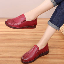 Load image into Gallery viewer, Soft soled women's genuine leather shoes
