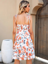 Load image into Gallery viewer, Perfee Floral Tiered Spaghetti Strap Dress