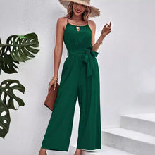 Load image into Gallery viewer, Spaghetti Straps Sleeveless Wide Leg Jumpsuit