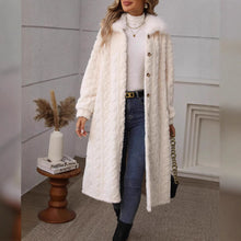 Load image into Gallery viewer, Fashion Three-dimensional Pattern Plush Warm Coat