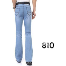 Load image into Gallery viewer, Men's Flared Pants Elastic Denim