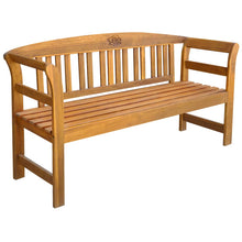 Load image into Gallery viewer, Garden Bench 61.8" Solid Acacia Wood
