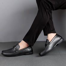 Load image into Gallery viewer, Fashion Male Platform Casual Leather Shoes