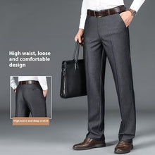 Load image into Gallery viewer, Men's Business Suit Pants Draped Casual Pants