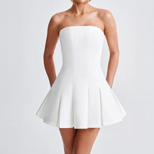 Load image into Gallery viewer, Elegant Evening Dress with Strapless Pleated Skirt
