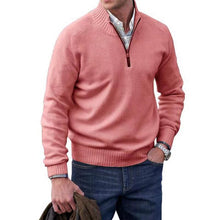 Load image into Gallery viewer, Men's Zipper Stand up Collar Sweater Wool
