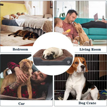 Load image into Gallery viewer, New, soft, and cozy fleece pet bed.