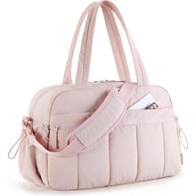 Load image into Gallery viewer, Large Capacity Carry-On Travel Duffel Bag for Women, with Shoulder Strap.