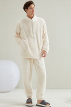 Load image into Gallery viewer, Couple Coral Velvet Pajama Set
