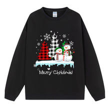 Load image into Gallery viewer, Christmas ladies' top snowman Christmas tree hoodie