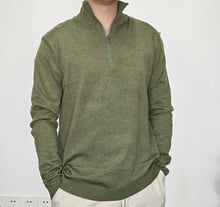 Load image into Gallery viewer, Men's Zipper Stand up Collar Sweater Wool