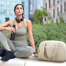 Load image into Gallery viewer, Large Capacity Carry-On Travel Duffel Bag for Women, with Shoulder Strap.