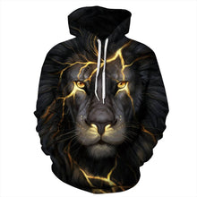 Load image into Gallery viewer, Halloween Couples Men Women 3D Lion Hoodies Sweatshirt