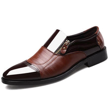 Load image into Gallery viewer, Business Luxury OXford Shoes Men Breathable Leather Shoes Rubber Formal Dress Shoes Male Office Party Wedding Shoes Mocassins ty