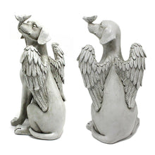 Load image into Gallery viewer, Angel Dog Butterfly Tribute Puppy Statue Sculpture Outdoor Garden Resin Decor