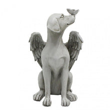 Load image into Gallery viewer, Angel Dog Butterfly Tribute Puppy Statue Sculpture Outdoor Garden Resin Decor