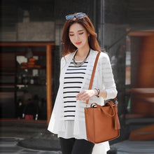 Load image into Gallery viewer, 4pcs/Set PU Leather Handbag Fringe Shoulder Bags Purse Set Tote Bag Crossbody Bag Wallet Purse Messenger Satchel for Women