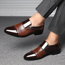 Load image into Gallery viewer, Business Luxury OXford Shoes Men Breathable Leather Shoes Rubber Formal Dress Shoes Male Office Party Wedding Shoes Mocassins ty