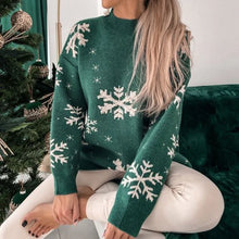 Load image into Gallery viewer, Christmas Sweater Snowflake Jumper
