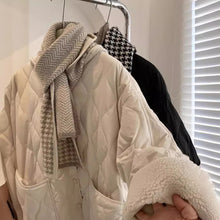 Load image into Gallery viewer, Winter Stitching Diamond Lattice Cotton-padded For Women Baggy Coat