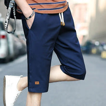 Load image into Gallery viewer, Casual Cotton Loose-Fit Five-Point Sports Pants