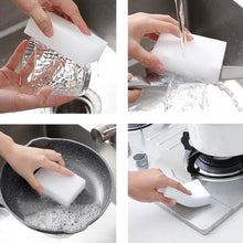 Load image into Gallery viewer, 30/50/100PCS Melamine Sponge Magic Sponge Eraser For Kitchen Office Bathroom