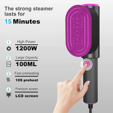 Load image into Gallery viewer, Portable Handheld Garment Steamer Iron