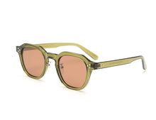 Load image into Gallery viewer, Peekaboo korean style retro sun glasses for women