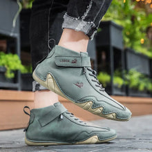 Load image into Gallery viewer, Men Casual Boots Leather Men Shoes Luxury Brand High Quality Ankle Boots