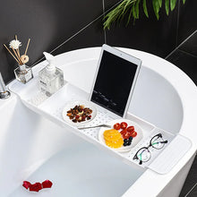 Load image into Gallery viewer, Bathtub Shelf Extendable Bathroom Bathtub Tray Shower Caddy
