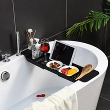 Load image into Gallery viewer, Bathtub Shelf Extendable Bathroom Bathtub Tray Shower Caddy