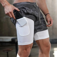 Load image into Gallery viewer, Camo Running Shorts Men Gym Sports Shorts