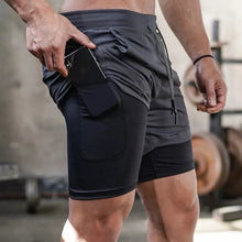 Load image into Gallery viewer, Camo Running Shorts Men Gym Sports Shorts