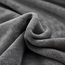 Load image into Gallery viewer, 70x100cmGrey Flannel Fleece Blanket Adult Children Soft Warm Throw Bed Covers