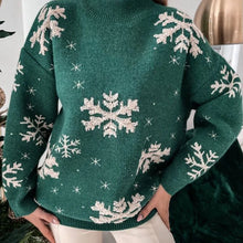 Load image into Gallery viewer, Christmas Sweater Snowflake Jumper