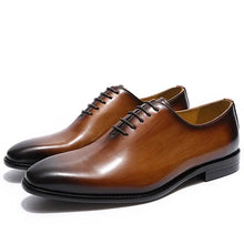 Load image into Gallery viewer, Men's Leather Oxford Shoes