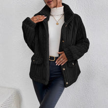 Load image into Gallery viewer, New Double-sided Velvet Button Cardigan Casual Coat