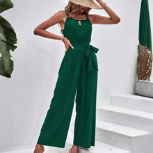 Load image into Gallery viewer, Spaghetti Straps Sleeveless Wide Leg Jumpsuit